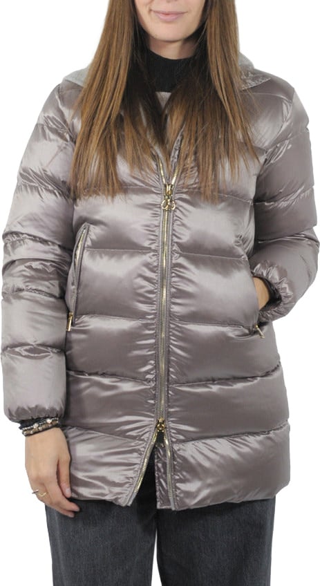 People of Shibuya People of Shibuya Down Jacket Gold Grijs
