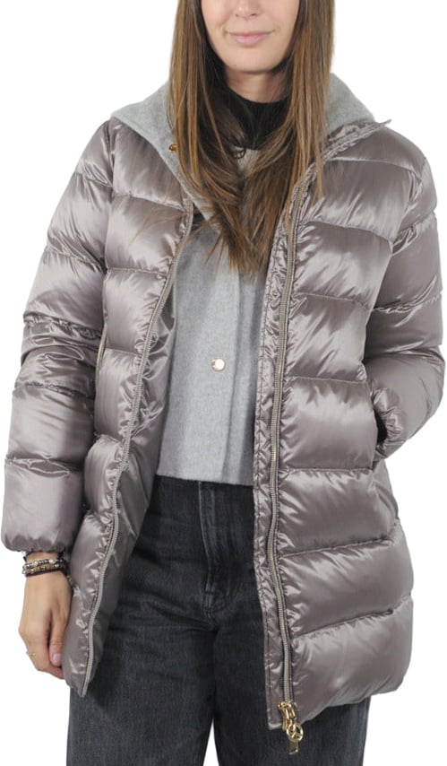 People of Shibuya People of Shibuya Down Jacket Gold Grijs