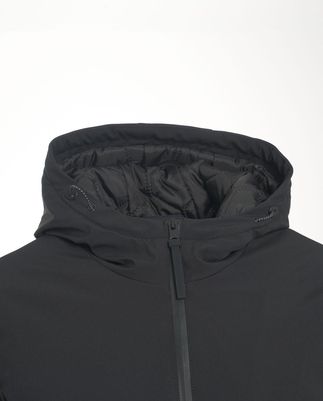 People of Shibuya Hooded jacket 'Fuji' Zwart