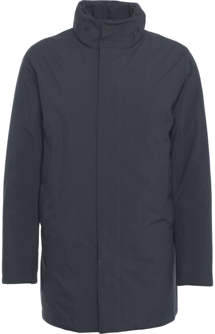People of Shibuya Technical coat 'Itoku' Blauw
