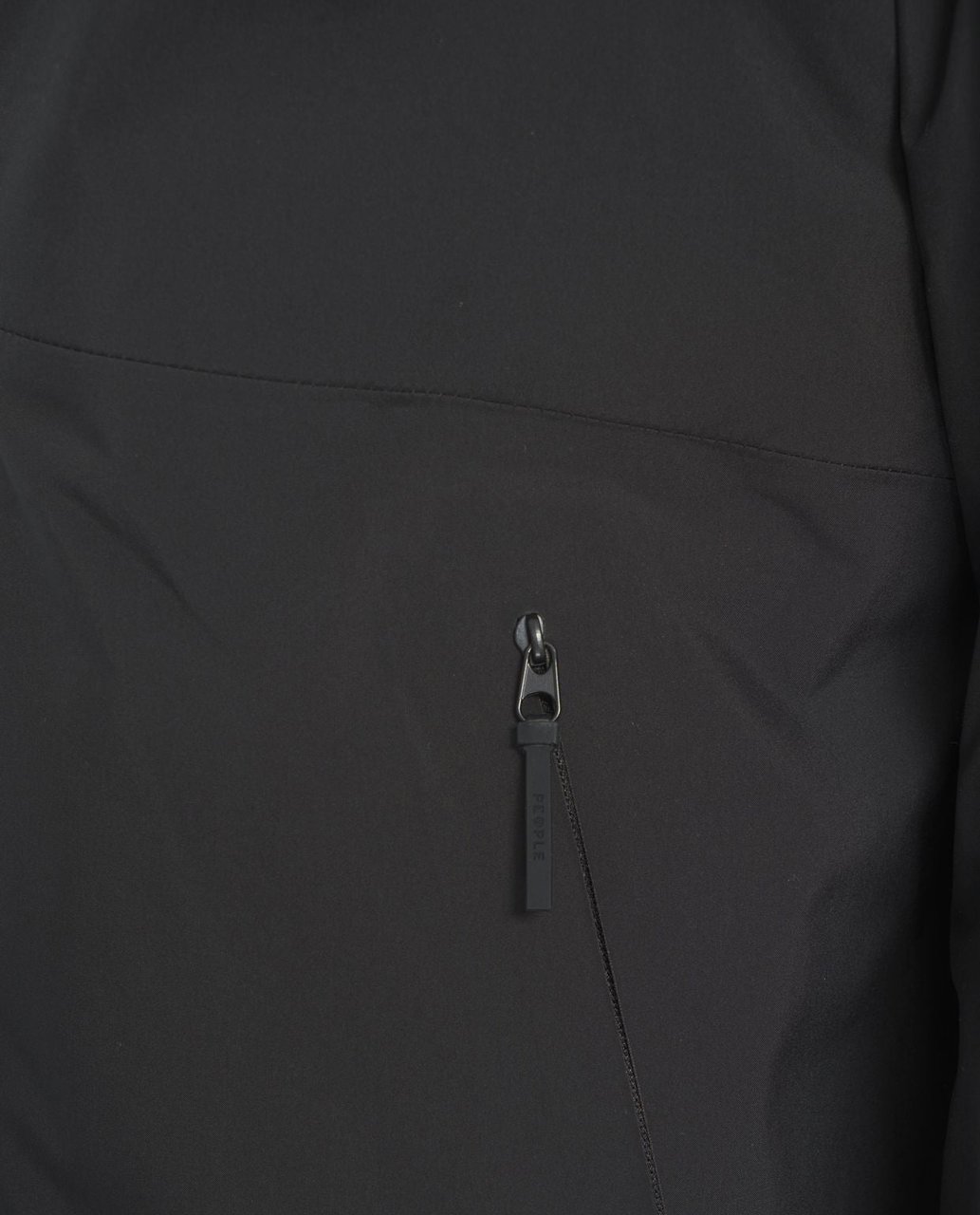 People of Shibuya Technical hooded jacket Zwart