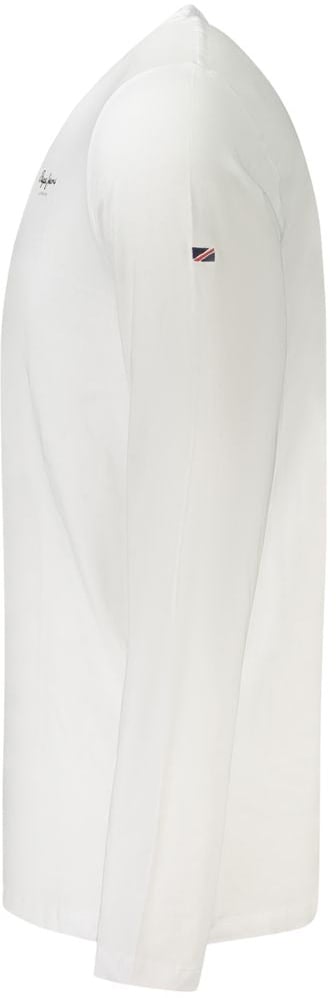 Pepe Jeans Pepe Jeans Bianco Cotton Men's T-Shirt Wit