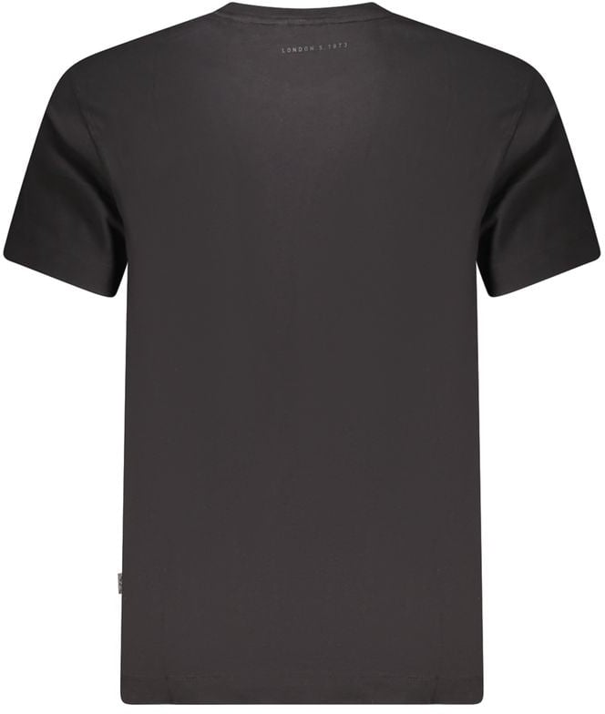 Pepe Jeans Black Cotton Men's T-Shirt Zwart