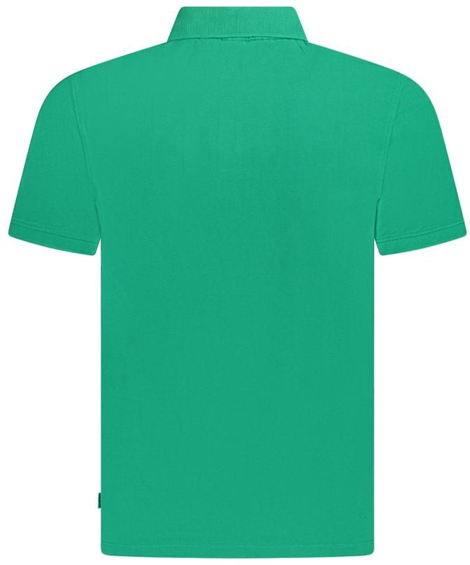 Pepe Jeans Verde Cotton Men Polo Groen