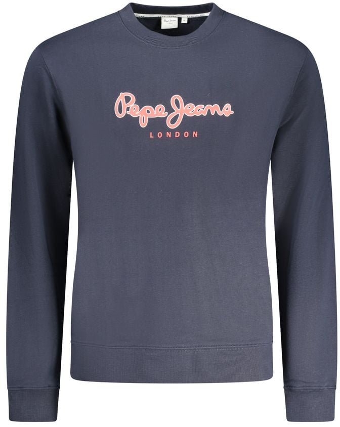 Pepe Jeans Pepe Jeans Blue Cotton Men's Sweatshirt Blauw