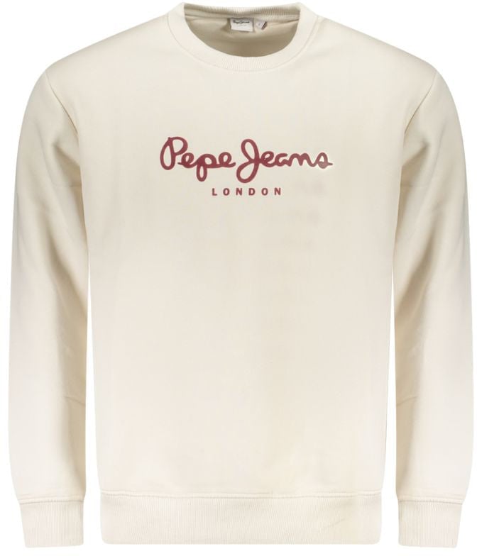 Pepe Jeans Pepe Jeans Bianco Cotton Men Sweatshirt Wit