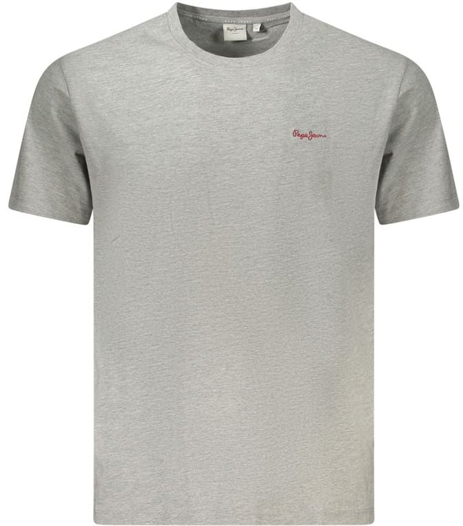 Pepe Jeans Grigio Cotton Men's T-Shirt Grijs