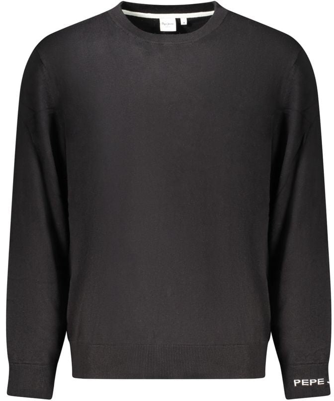 Pepe Jeans Pepe Jeans Black Cotton Men's Sweater Zwart