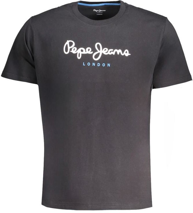 Pepe Jeans Blue Cotton Men's T-Shirt Geel