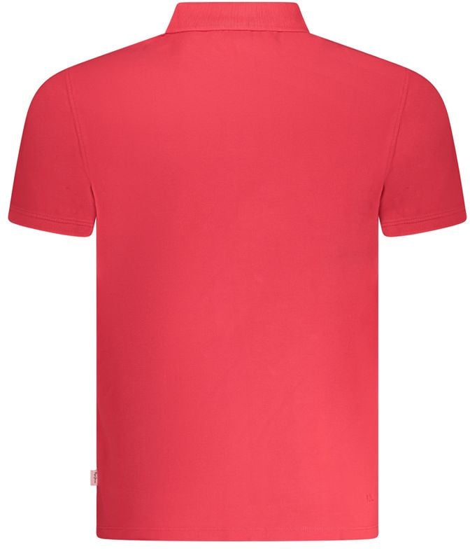 Pepe Jeans Red Cotton Men Polo Rood