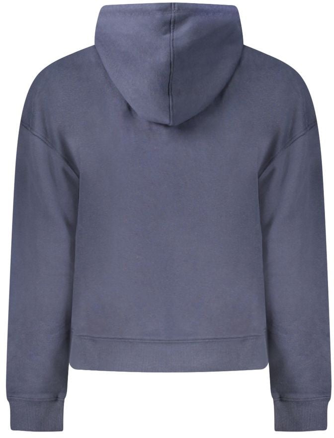 Pepe Jeans Blue Cotton Women's Hoodie Blauw