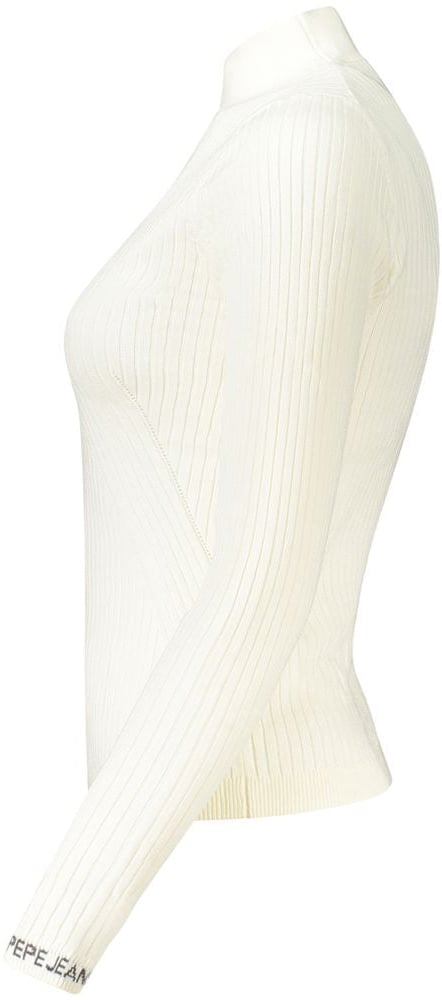 Pepe Jeans White Cotton Women Sweater Wit