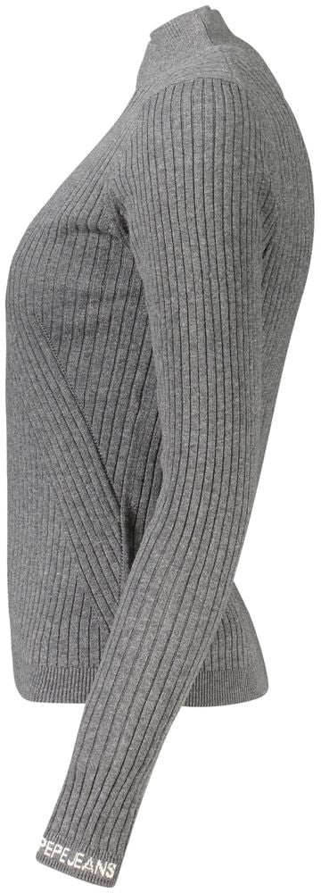 Pepe Jeans Grigio Cotton Women Sweater Grijs