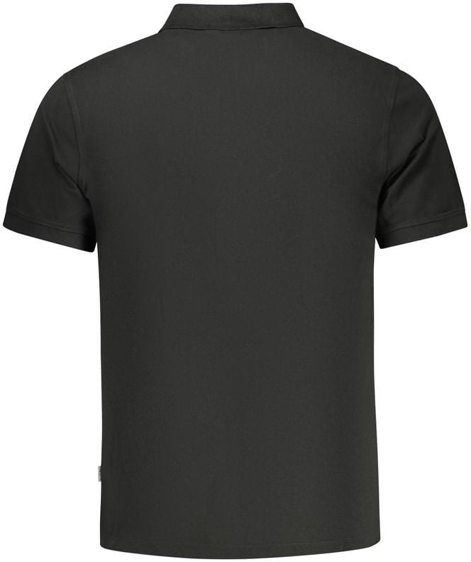 Pepe Jeans Black Cotton Men's Polo Shirt Zwart