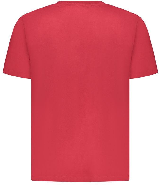 Pepe Jeans Red Cotton Men T-Shirt Rood