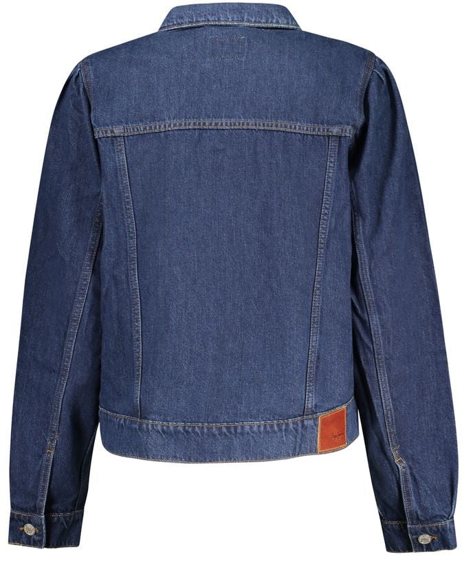 Pepe Jeans Blu Cotton Women Jacket Blauw