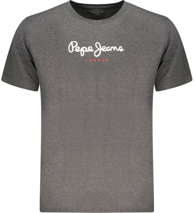 Pepe Jeans Grigio Cotton Men T-Shirt Grijs