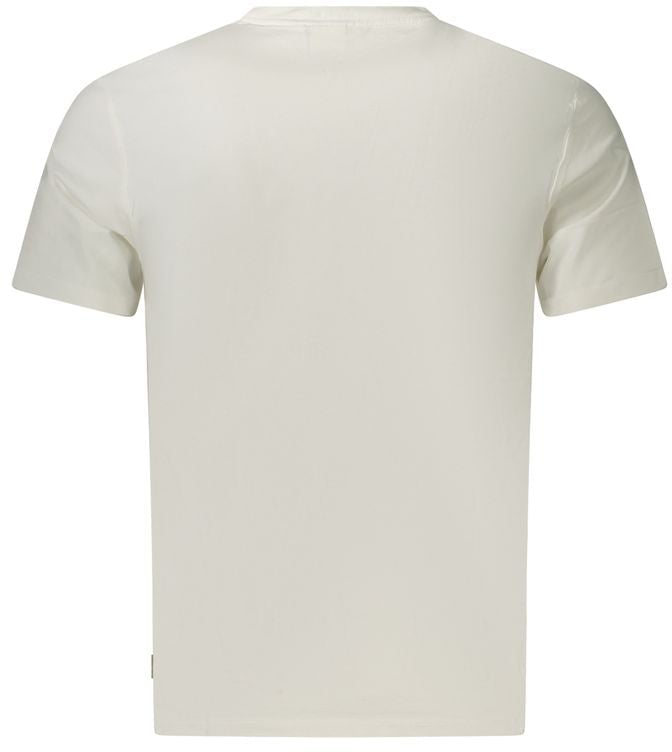Pepe Jeans Bianco Cotton Men T-Shirt Wit