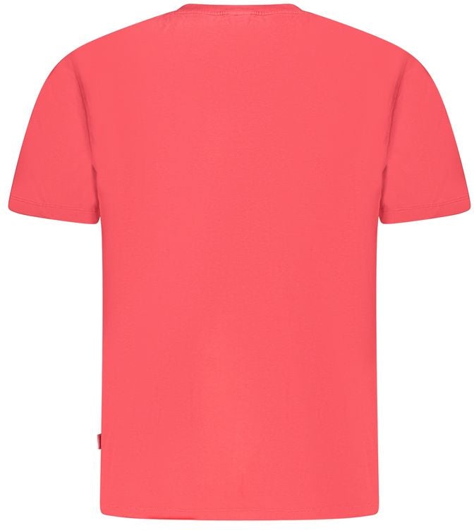 Pepe Jeans Rosso Cotton Men T-Shirt Rood