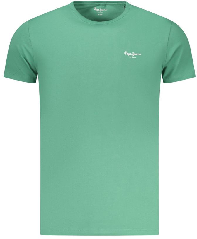 Pepe Jeans Verde Cotton Men's T-Shirt Groen
