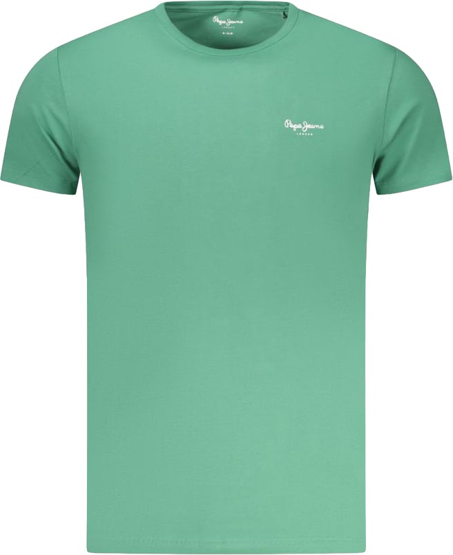 Pepe Jeans Verde Cotton Men's T-Shirt Groen