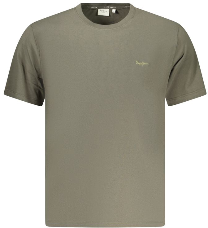Pepe Jeans Verde Cotton Men T-Shirt Groen