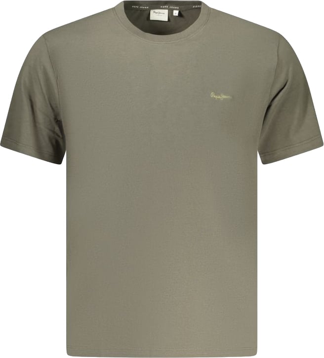 Pepe Jeans Verde Cotton Men T-Shirt Groen