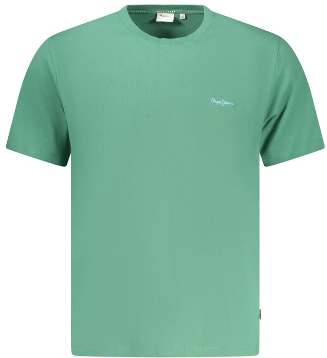 Pepe Jeans Verde Cotton Men Shirt Groen