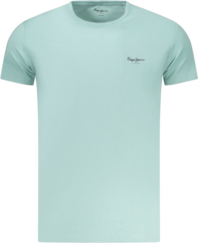 Pepe Jeans Azzurro Cotton Men T-Shirt Blauw