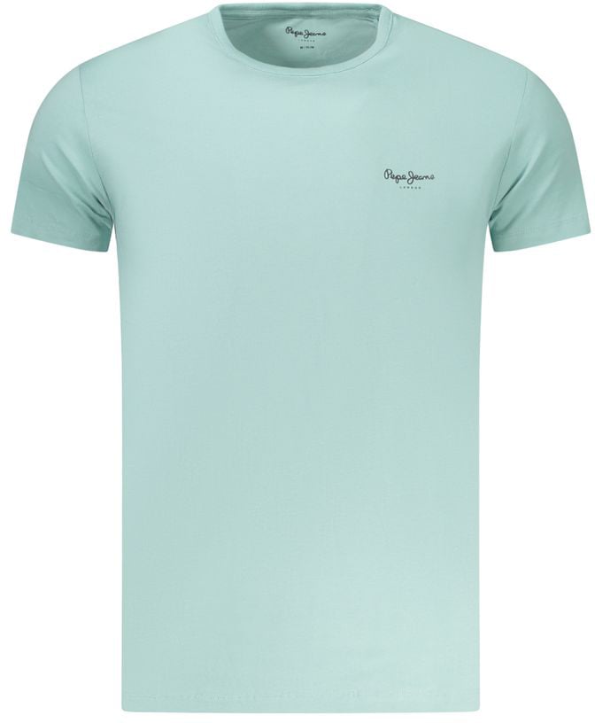 Pepe Jeans Azzurro Cotton Men T-Shirt Blauw