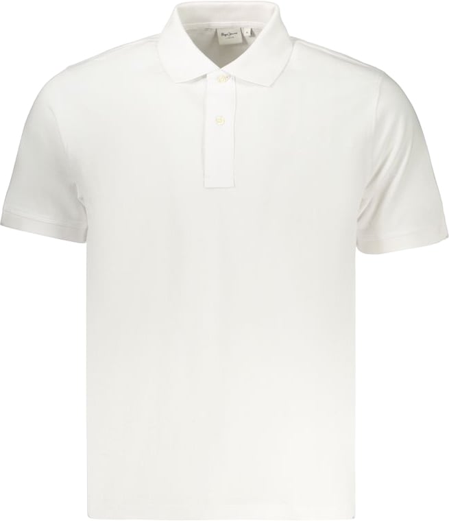 Pepe Jeans White Cotton Men Polo Shirt Wit