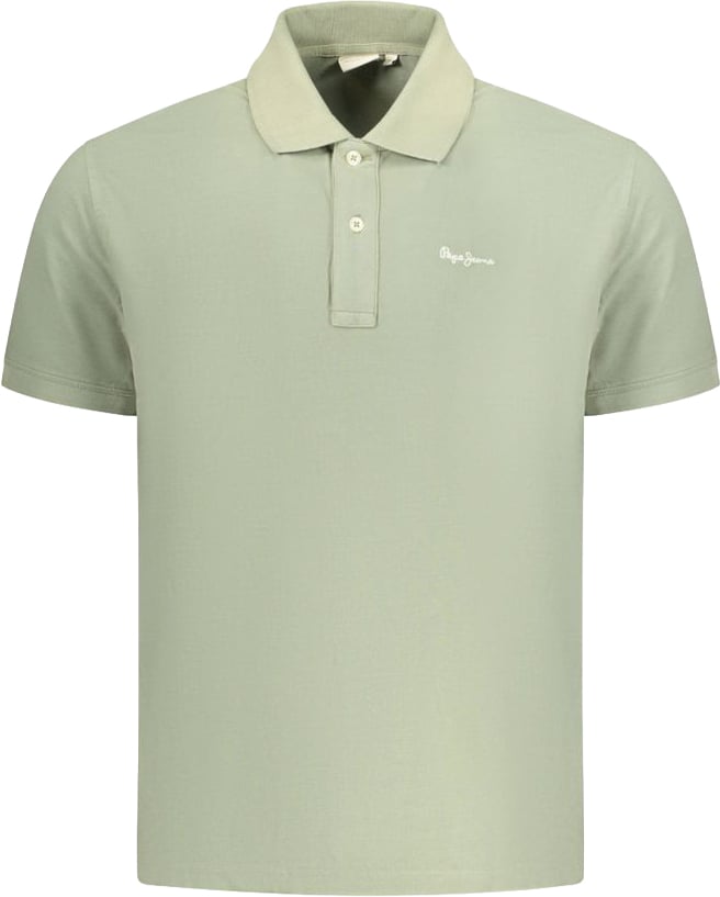 Pepe Jeans Verde Cotton Men's Polo Shirt Groen