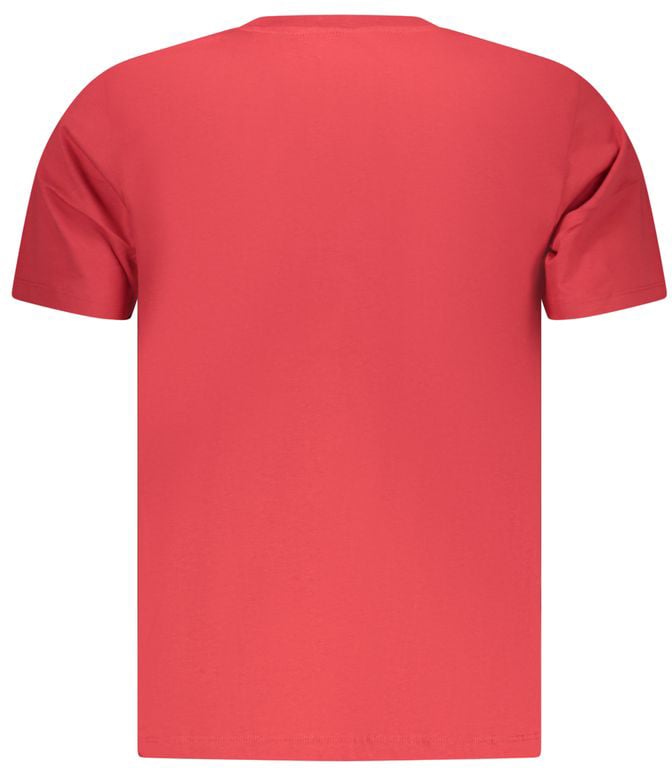 Pepe Jeans Rosso Cotton Men T-Shirt Rood