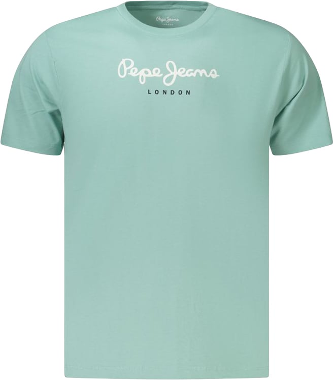 Pepe Jeans Azzurro Cotton Men's T-Shirt Blauw