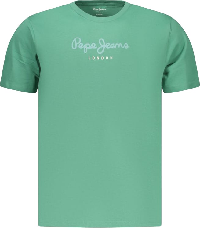 Pepe Jeans Verde Cotton Men T-Shirt Groen