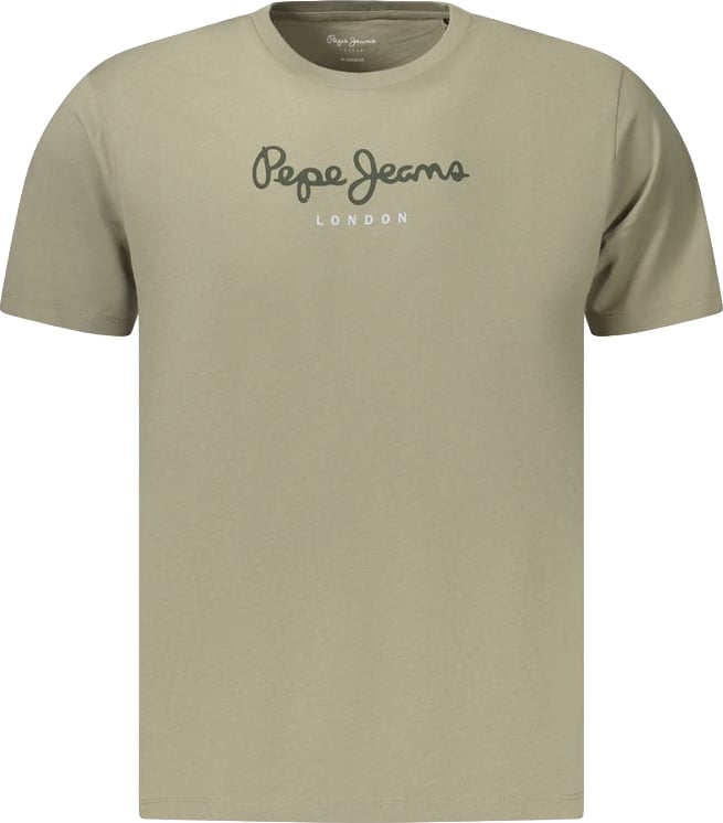 Pepe Jeans Verde Cotton Men T-Shirt Groen