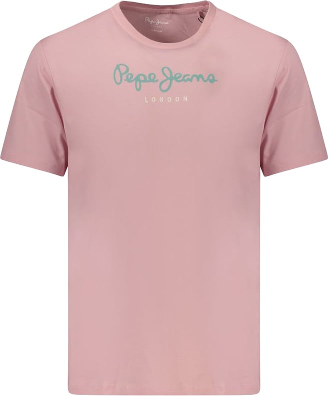 Pepe Jeans Pink Cotton Men's T-Shirt Roze