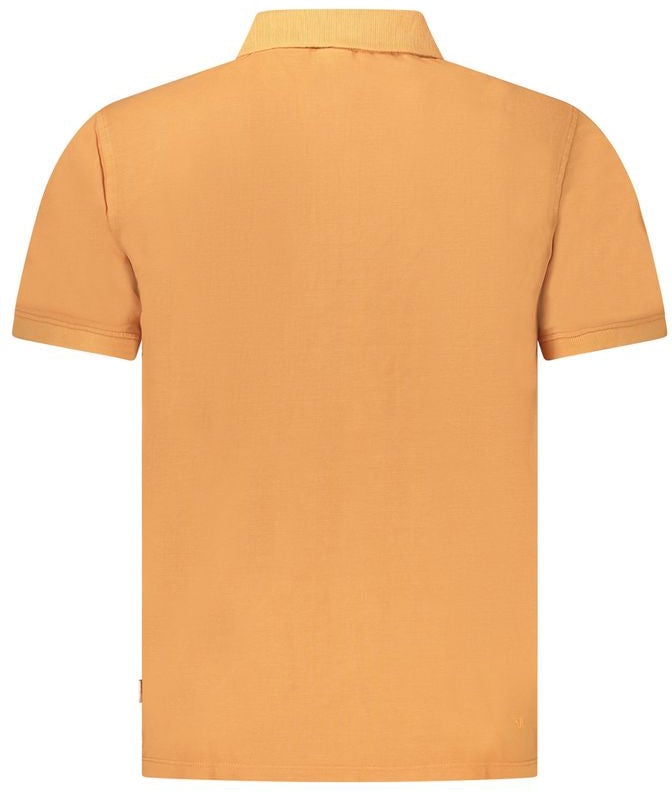 Pepe Jeans Arancione Cotton Men Polo Oranje