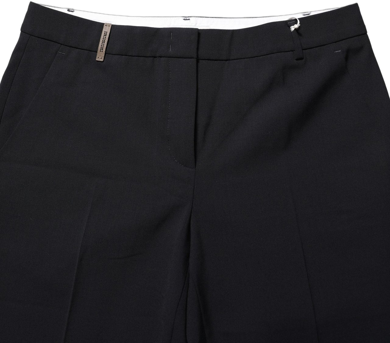 Peserico Black Skinny Mid Waist Chino Women Trouser Pants Zwart