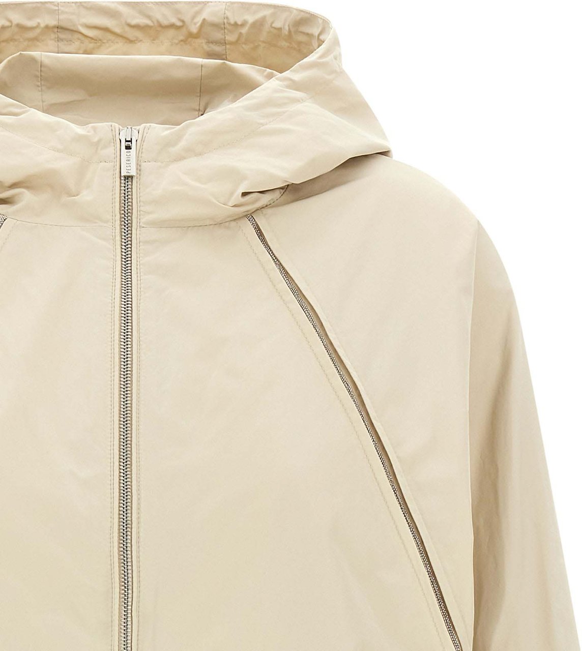 Peserico Beige Polyester Shell Jacket Beige