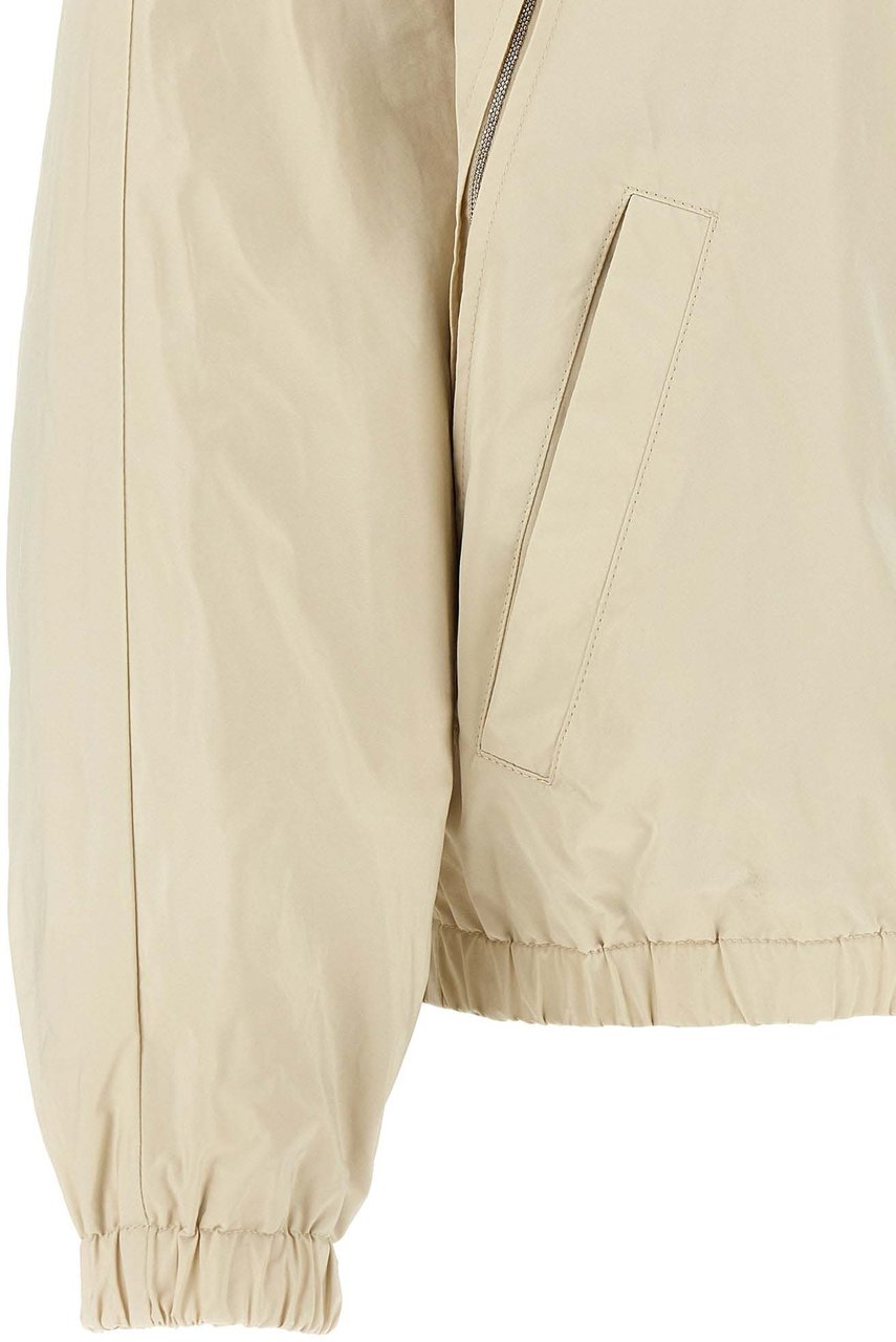 Peserico Beige Polyester Shell Jacket Beige