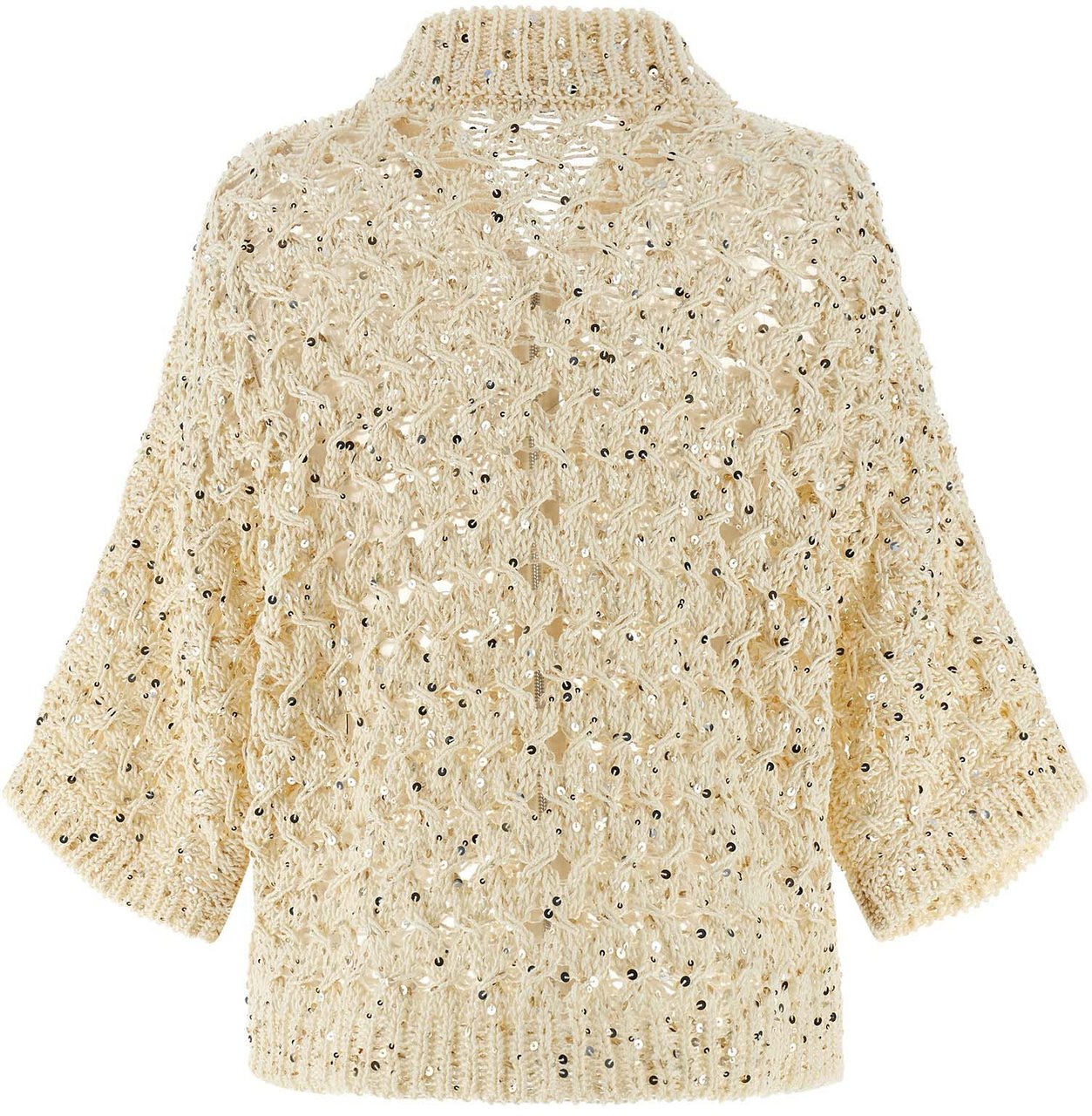 Peserico Beige Cotton Cardigan Beige