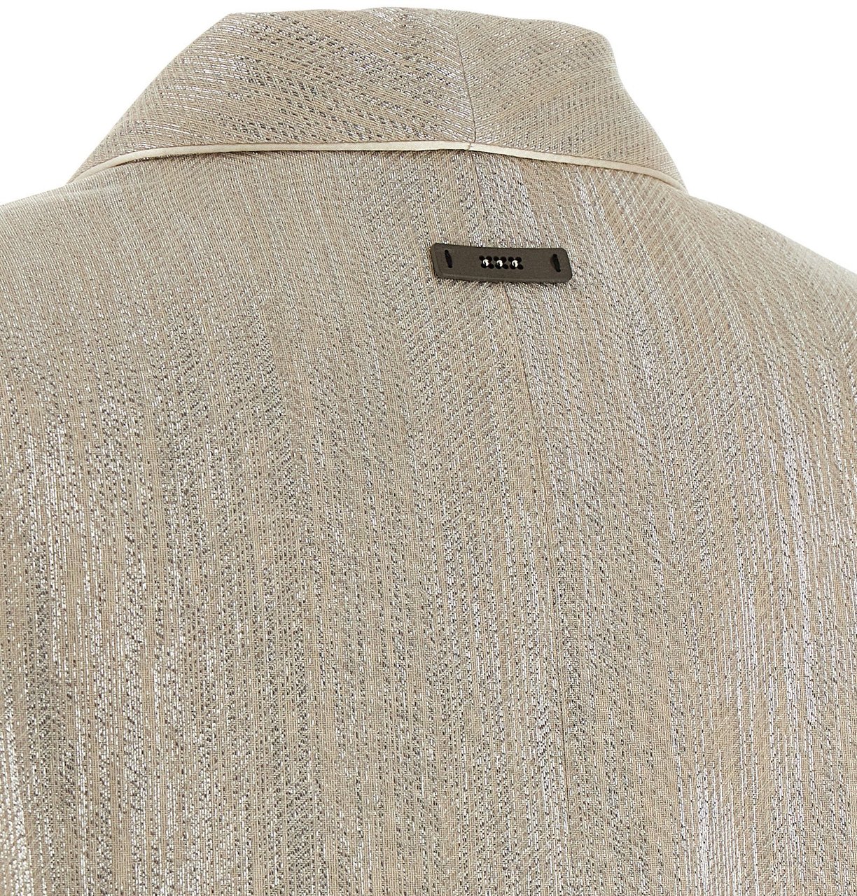 Peserico Beige Viscose Blazer Beige
