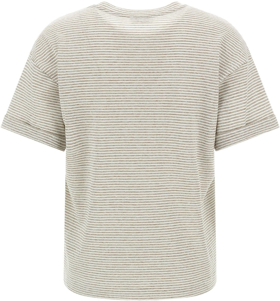 Peserico Beige Linen T-Shirt Beige