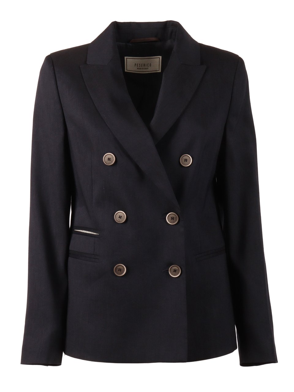 Peserico Woman Jacket Double Breasted Jacket Zwart