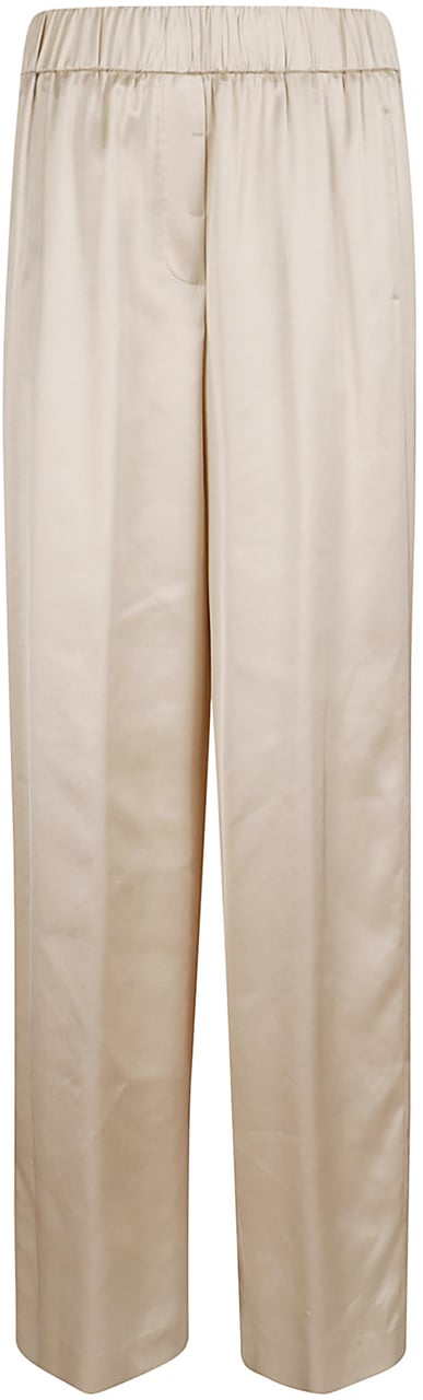 PESERICO PANTALONE RASO DI VISCOSA Beige