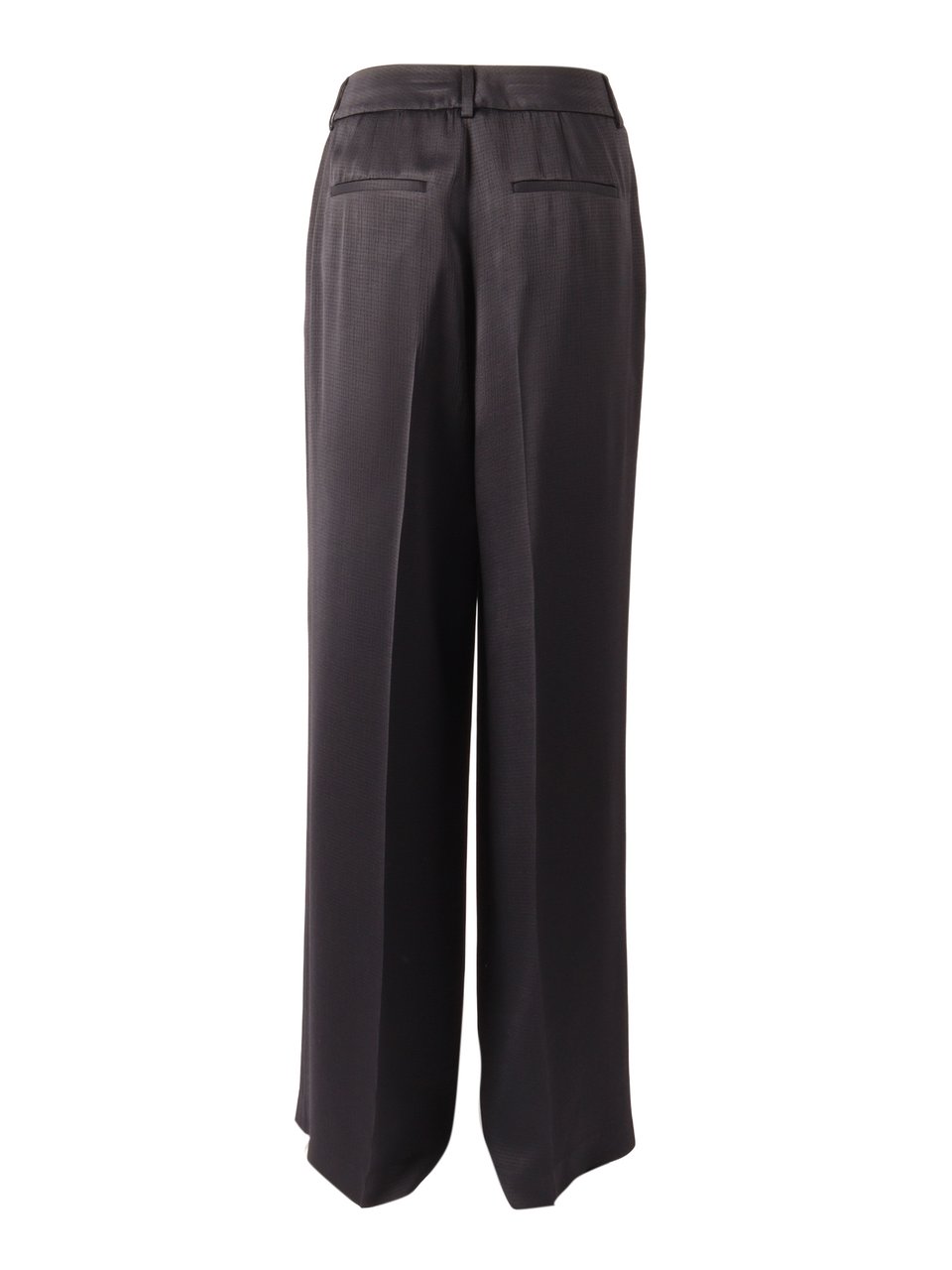 Peserico Woman Trousers Pleated Straight-Leg Pants Zwart