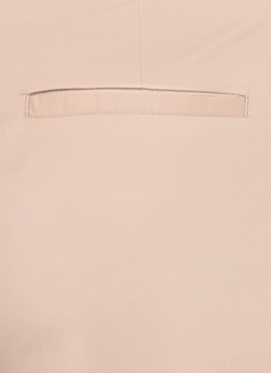 Peserico Beige Light Point Cotton Pants Neutraal