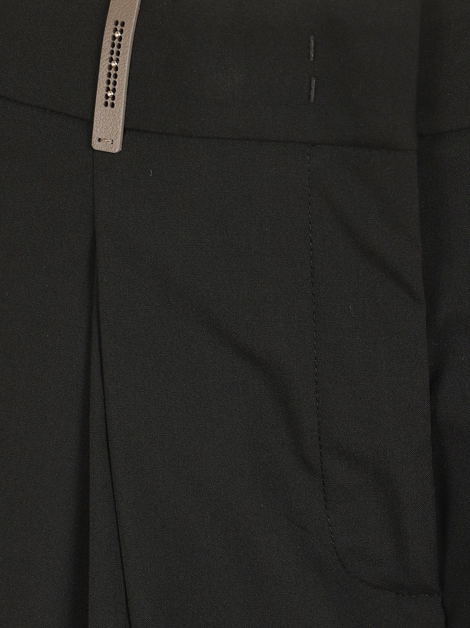 PESERICO PANTALONE TELA TECNICA IN MISTO Zwart