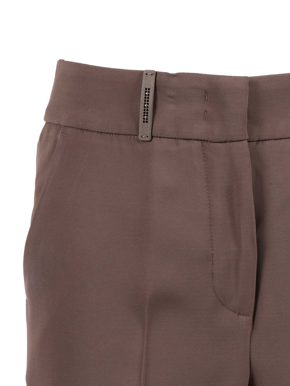 Peserico Woman Trousers Straight Leg Straight-Leg Pants Grijs